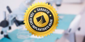 Haartransplantation schriftliche garantie
