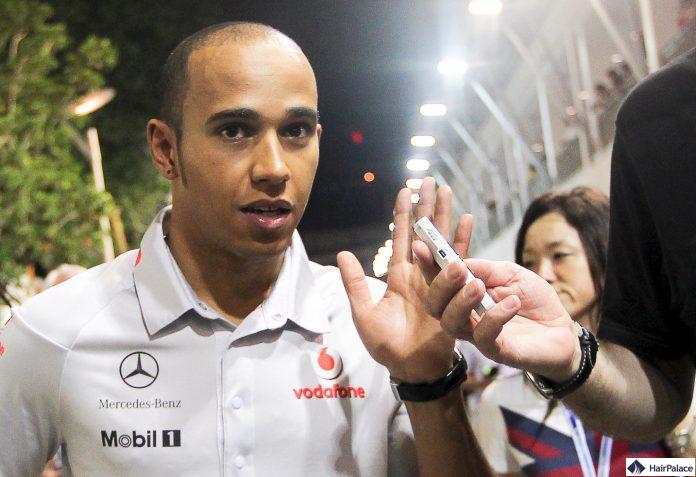 lewis hamilton ausgedünntes Haar