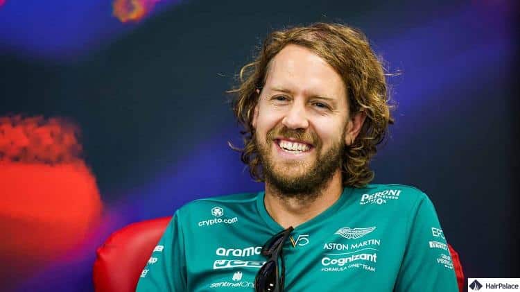 Sebastian Vettel trug eine neue Haarpracht