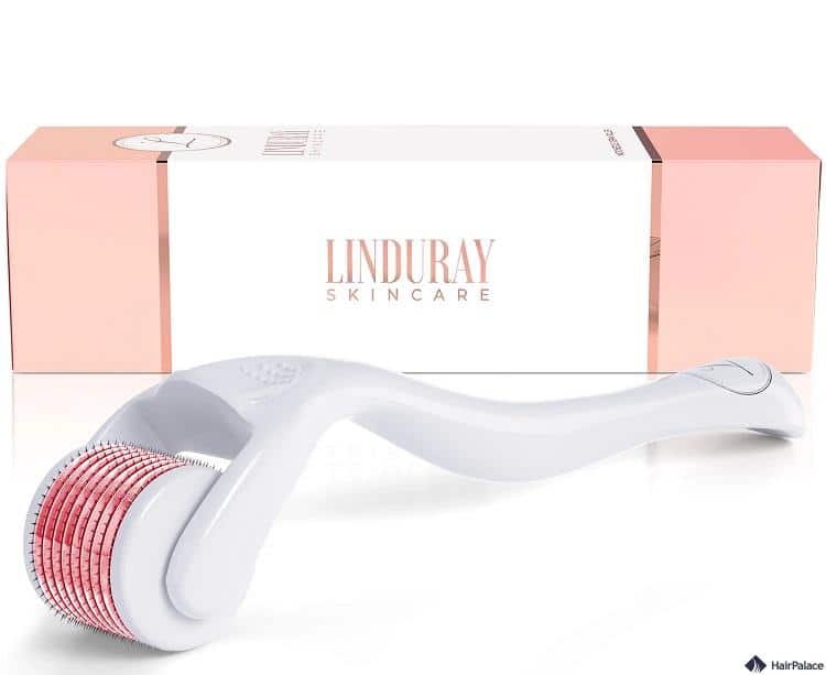 Linduray Skincare Derma Roller für gesundes Kopf- und Barthaar