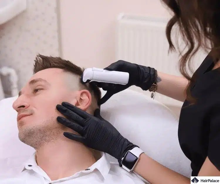 Das Microneedling-Verfahren zur Behandlung von Haarausfall